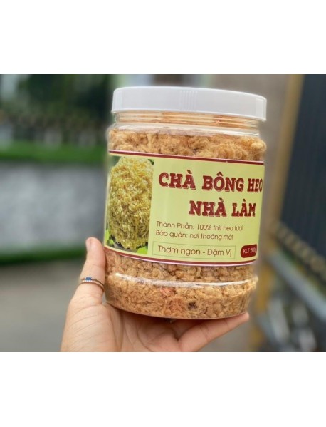 Chà bông thịt heo nhà làm