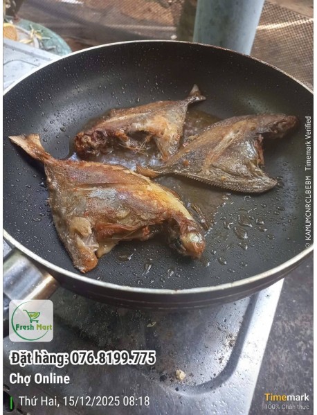 Khô cá chim trắng 1 nắng/cá chim biển