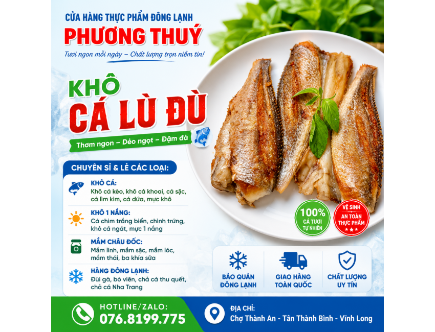 Khô đù 1 nắng