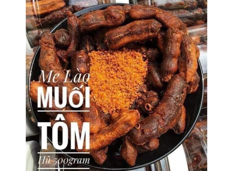 Me Lào muối tôm